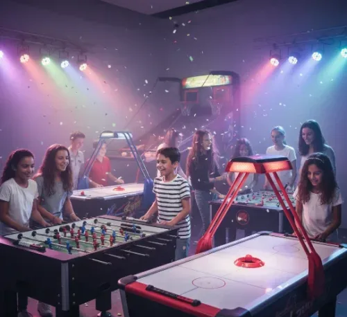 השכרת שולחנות משחק לבת מצווה